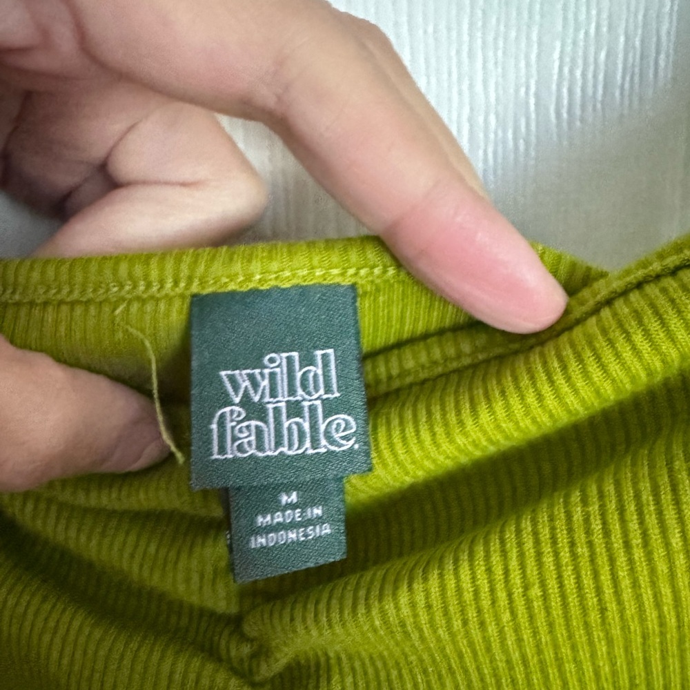 Wild Fable Matcha Green Mini Dress - Picture 3 of 4